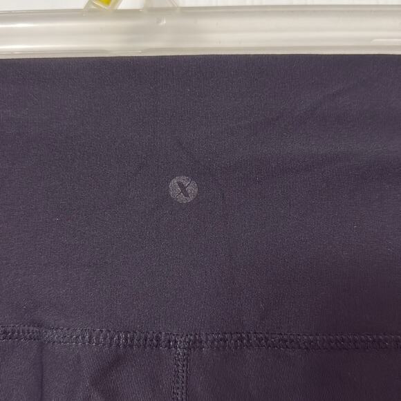 Xersion black leggings cross detail mesh waist key pocket size L - Picture 6 of 8